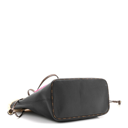 Calfskin Monogram Teddy Neverfull MM Black