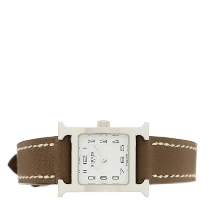 Stainless Steel Swift 17.2mm Heure H Hour Watch Etoupe
