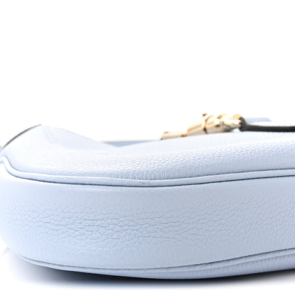 Grained Calfskin Web Medium Jackie 1961 Hobo Light Blue