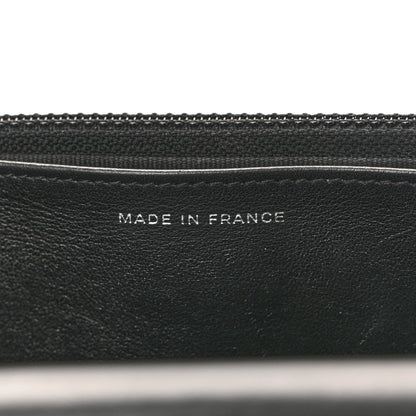 Caviar Quilted Boy Wallet On Chain WOC Black