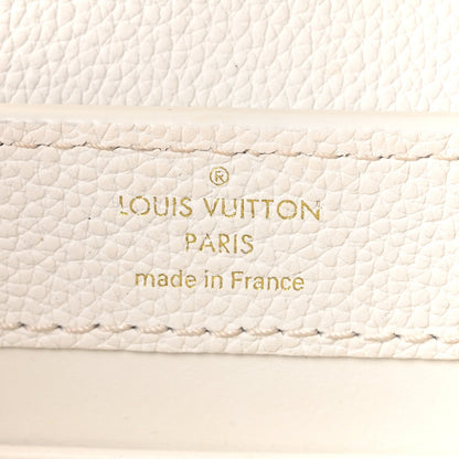 Taurillon Capucines East West Mini Optic White