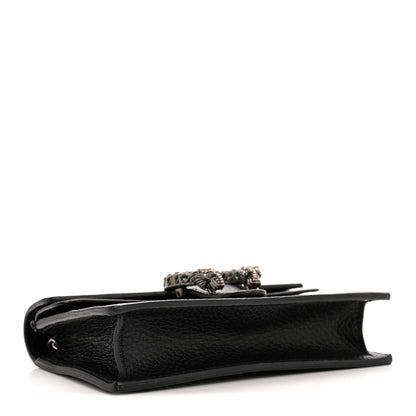 Calfskin Super Mini Dionysus Shoulder Bag Black