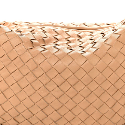 Nappa Intrecciato Small Jodie Hobo Almond