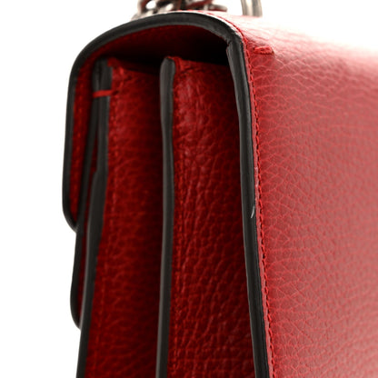 Dollar Calfskin Swarovski Crystal Small Dionysus Shoulder Bag Hibiscus Red