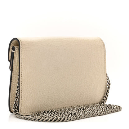 Dollar Calfskin Crystal Super Mini Dionysus Shoulder Bag Mystic White Black Diamond