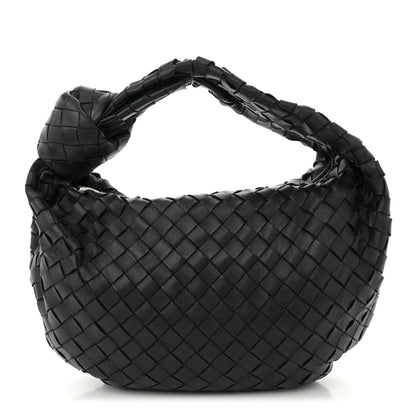 Nappa Intrecciato Teen Jodie Hobo Black