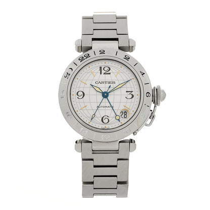 Stainless Steel 35mm Pasha GMT Automatic Watch