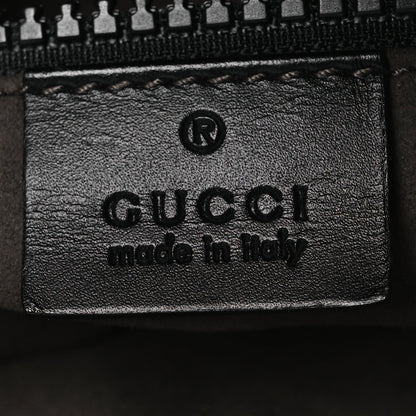 GG Supreme Monogram Flat Messenger Bag Black