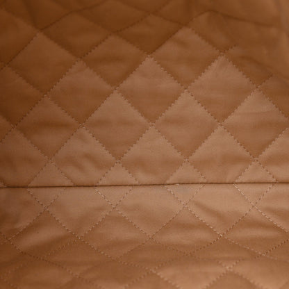 Shiny Calfskin Quilted Chanel 22 Beige