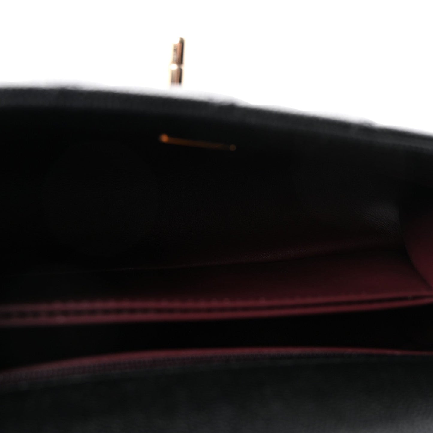 Caviar Quilted Mini Coco Handle Flap Black