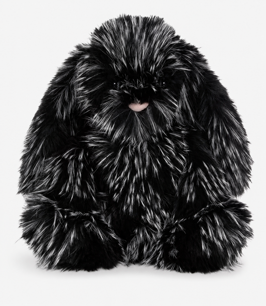 Inkli Bunny 50CM – Black & Silver Luxe Plush Bunny