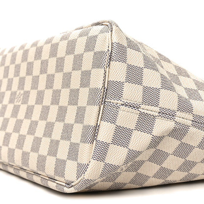 Damier Azur Neo Neverfull MM Rose Ballerine