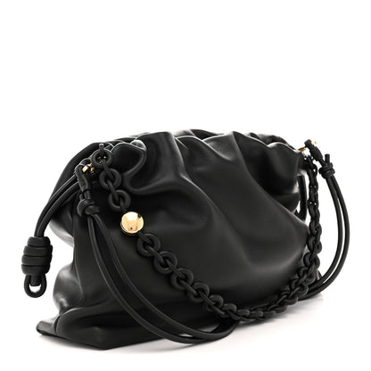Mellow Nappa Large Donut Chain Flamenco Black