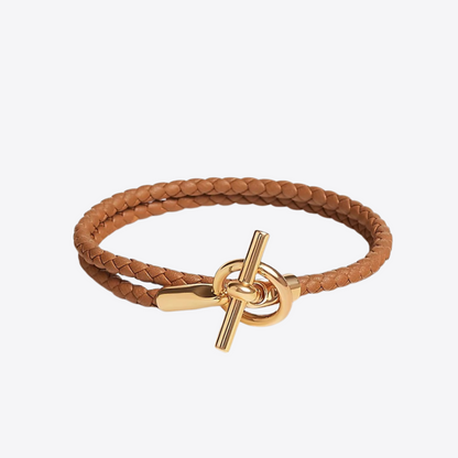 HERMES Double Tour Bracelet Swift Leather(Many)