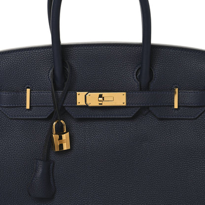 Togo Birkin 30 Bleu Nuit