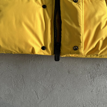 Trapstar Decoded Arch Puffer Jacket Black Yellow