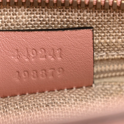 Microguccissima Small Bree Tote Soft Pink