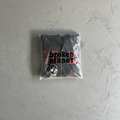 Broken P Skeleton Zip Up Hoodie
