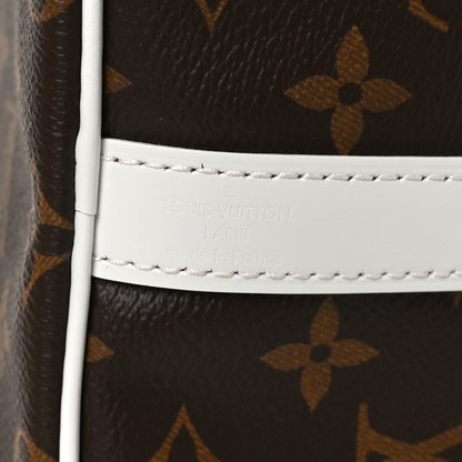 Monogram LV Match Speedy Bandouliere 25 White