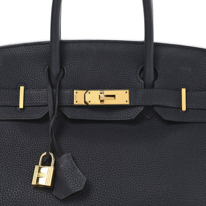 Togo Birkin 30 Bleu Nuit