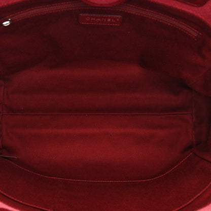 Canvas Small Deauville Tote Red