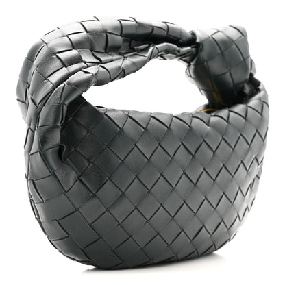 Nappa Intrecciato Mini Jodie Dark Moss