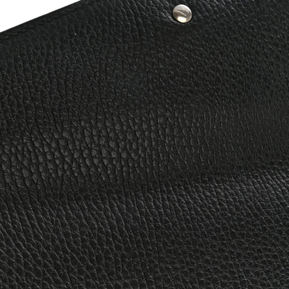 Pebbled Calfskin Small Dionysus Shoulder Bag Black