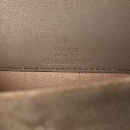 GG Supreme Monogram Super Mini Dionysus Shoulder Bag Taupe