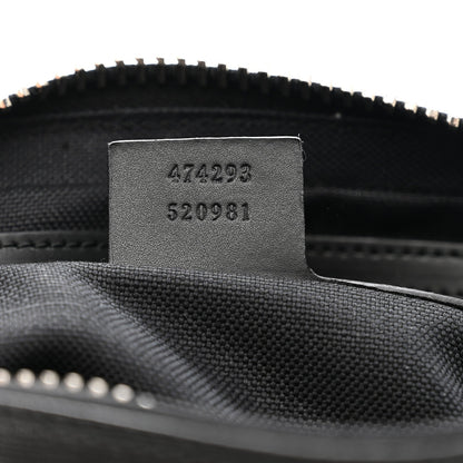 Soft GG Supreme Monogram Web Belt Bag Black Grey