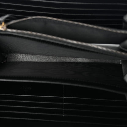 Calfskin Matelasse GG Marmont Chain Wallet Black