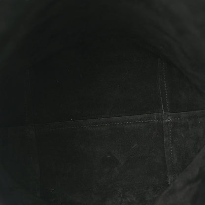 Grained Calfskin Medium N/S Park Tote Black