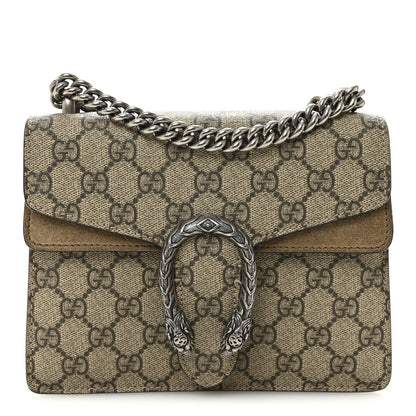 GG Supreme Monogram Mini Dionysus Shoulder Bag Taupe