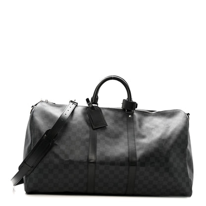 Damier Graphite Keepall Bandouliere 55