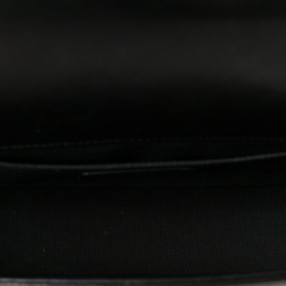 Lambskin Quilted Medium Boy Flap Black