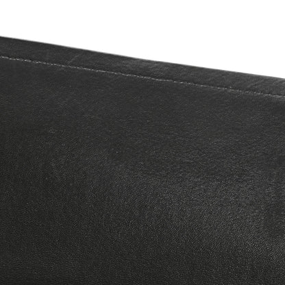 Lambskin Quilted Jumbo Double Flap Black