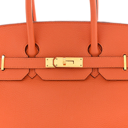 Togo Birkin 35 Orange