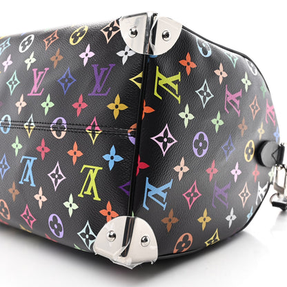LV X TM Monogram Multicolor Speedy Soft 30 Black