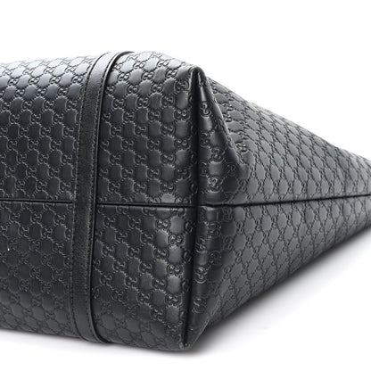 Microguccissima Medium Joy Tote Black