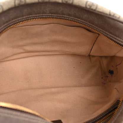 GG Supreme Monogram Web Small Ophidia Shoulder Bag Brown
