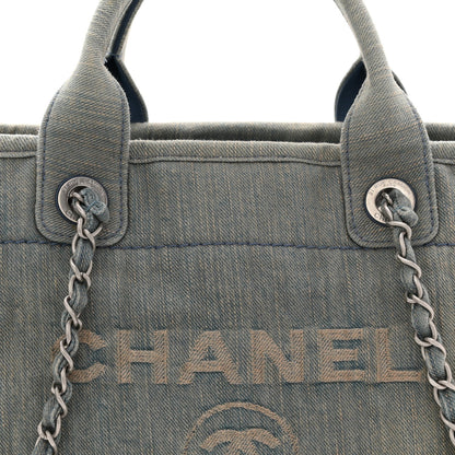 Denim Small Deauville Tote Light Blue