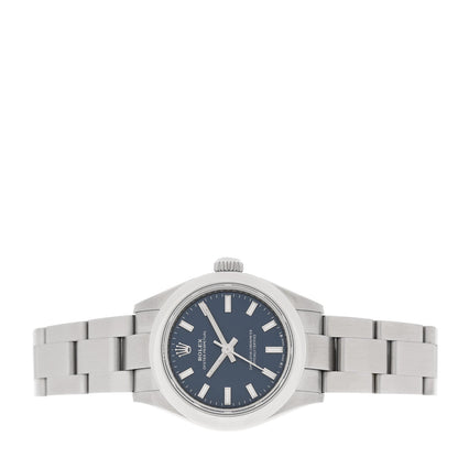 Stainless Steel 28mm Oyster Perpetual Watch Bright Blue 276200