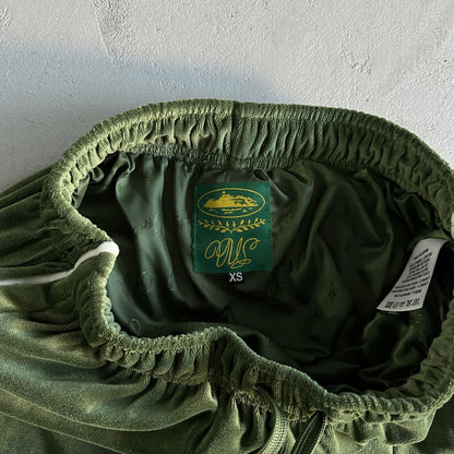 Corteiz Velvet Trackset Green