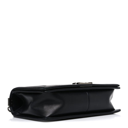 Lambskin Quilted New Medium Boy Flap Black