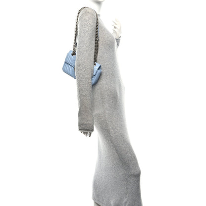 Calfskin Matelasse Mini GG Marmont Shoulder Bag Porcelain Light Blue