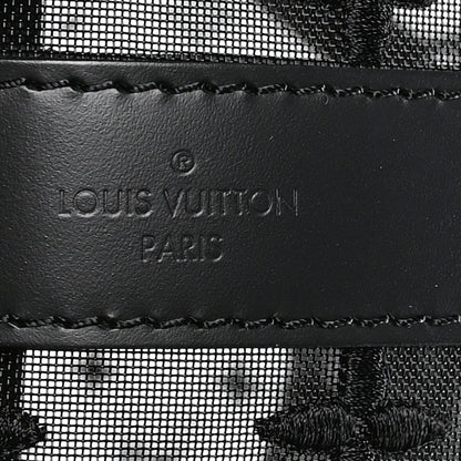 Monogram See Through Keepall Bandouliere 50 Black