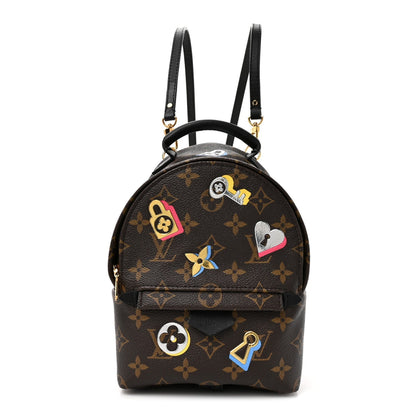 Monogram Love Lock Palm Springs Backpack Mini