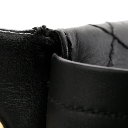 Aged Calfskin Quilted 2.55 Reissue 225 Flap Black