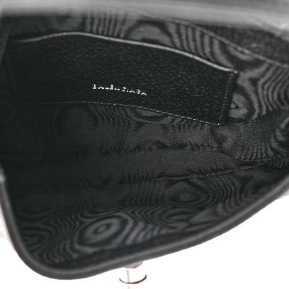 X BALENCIAGA BB Monogram Calfskin Web Mini Jackie 1961 Hobo Black