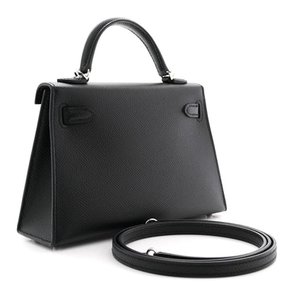 Epsom Mini Kelly Sellier 20 Black