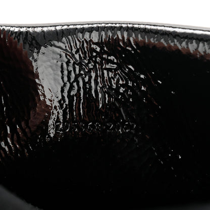 Crinkled Patent Super Mini Dionysus Shoulder Bag Black